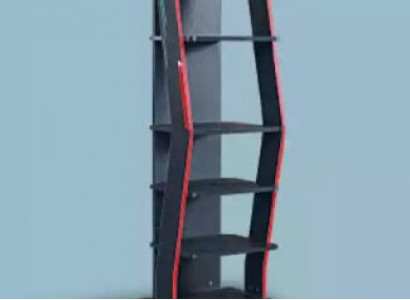 Regal Schrank Bücherregal Schränke Mehrzweck Möbel Braun 164x40x34